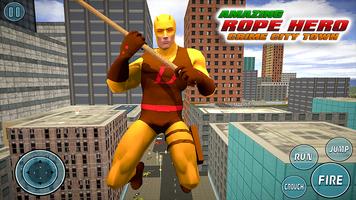 Super Vice Town Rope Hero: Cri capture d'écran 3