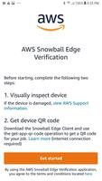 AWS Snow Family Verification Plakat