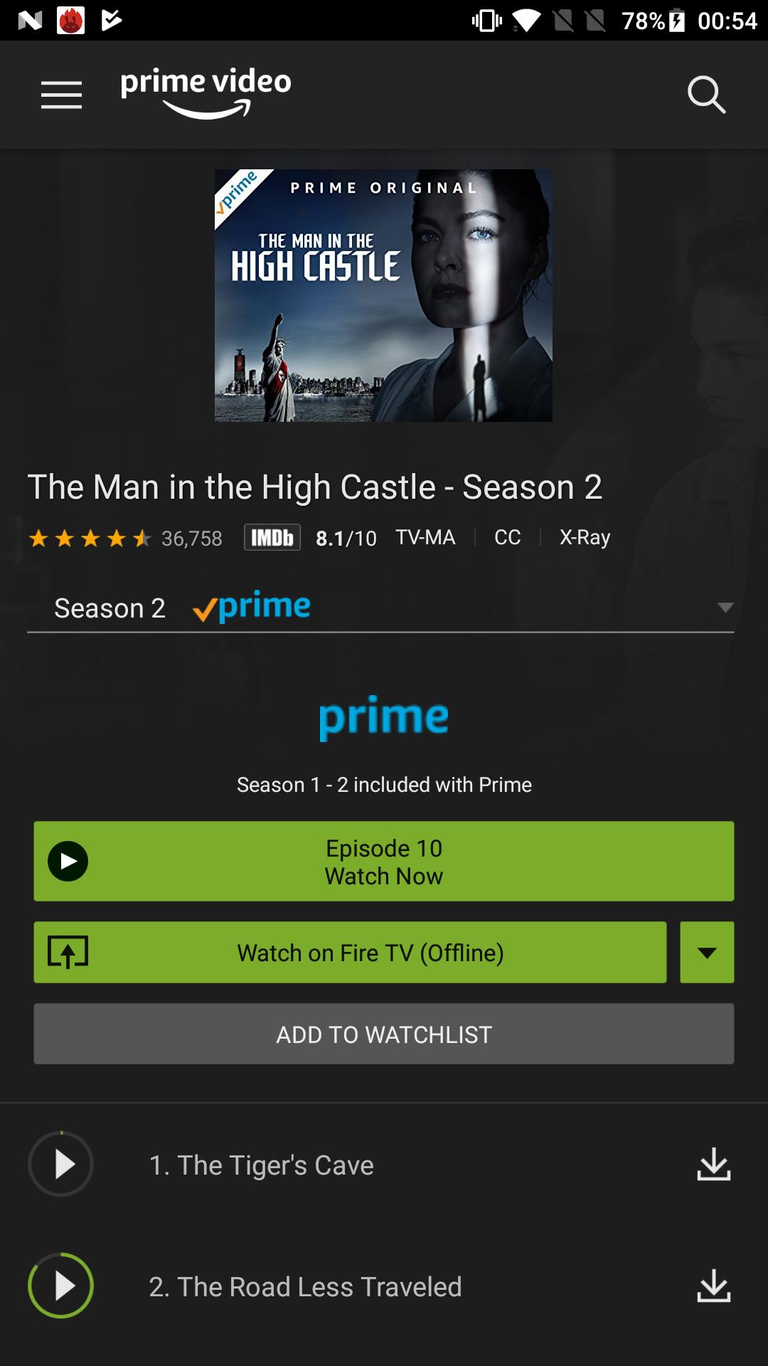 amazon prime video download