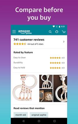 Amazon Shopping Screenshots