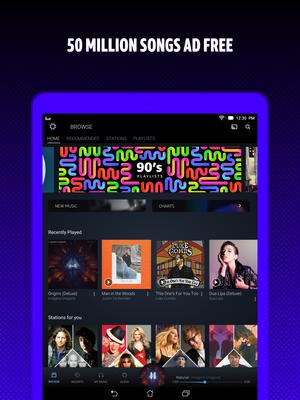 Amazon Music Screenshots