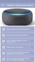 Amazon Echo Dot 3rd Gen Guide الملصق
