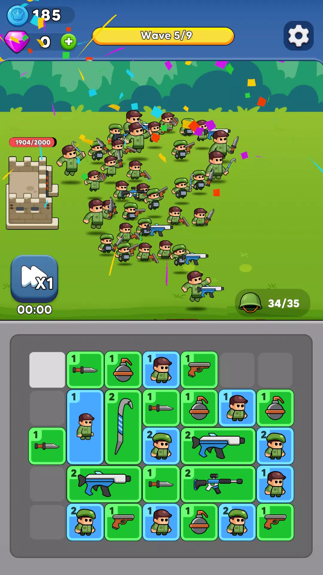 Bag War: Merge Battle