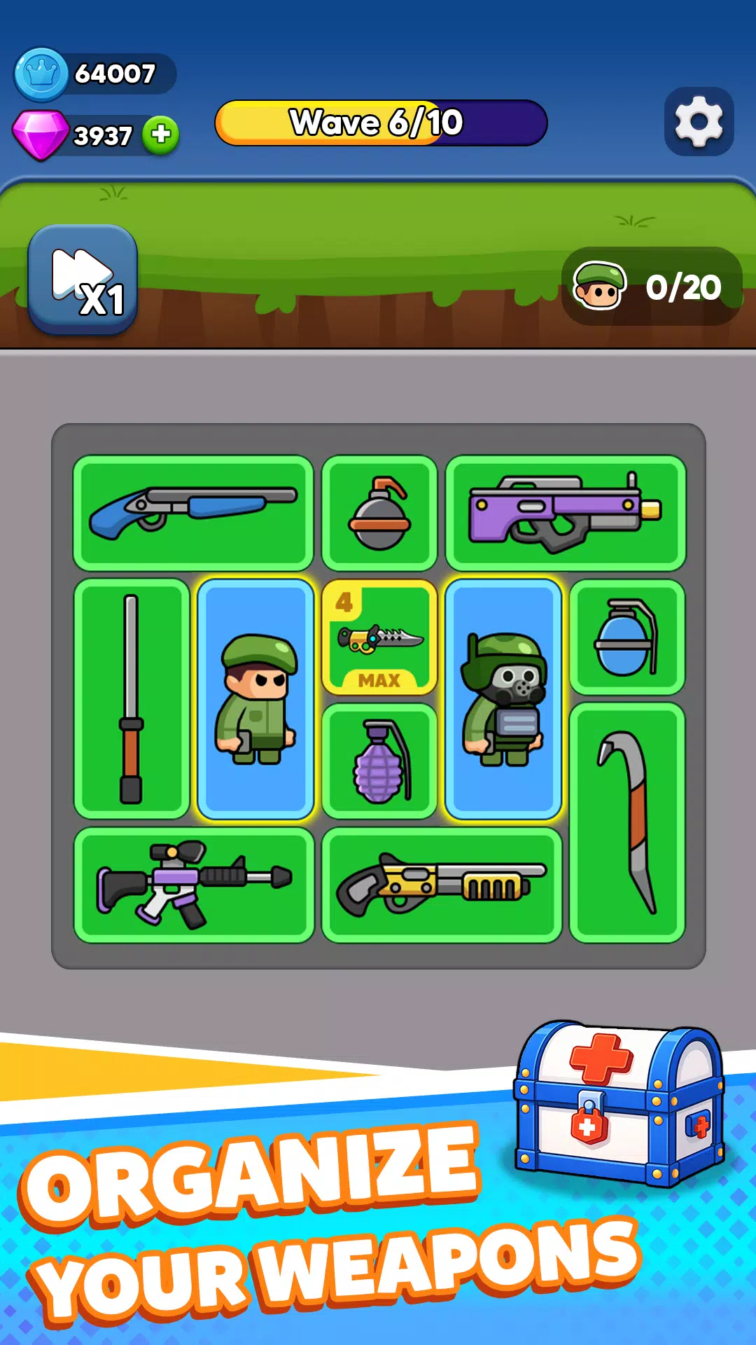 Bag War: Merge Battle