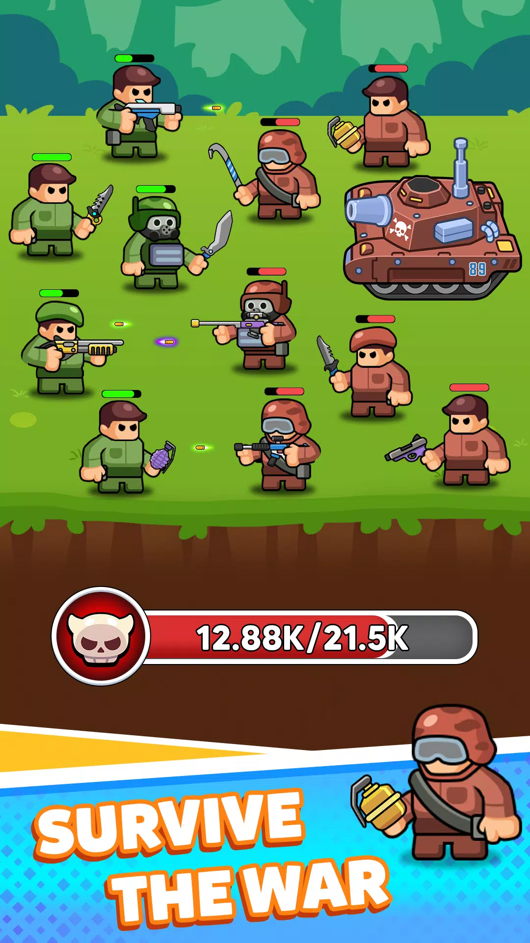 Bag War: Merge Battle