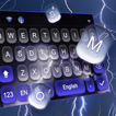 Live Lightning Keyboard Theme with Emoji