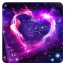 Free purple sky keyboard theme APK