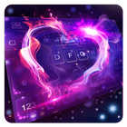 Free purple sky keyboard theme biểu tượng