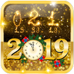 Reloj analógico año nuevo Lanzacohetes
