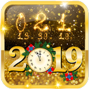 Reloj analógico año nuevo Lanzacohetes APK