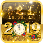 New Year 2019 Launcher-Analog Clock Countdown icon