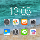 Icona Tema Launcher OS 11 e stile Phone X.