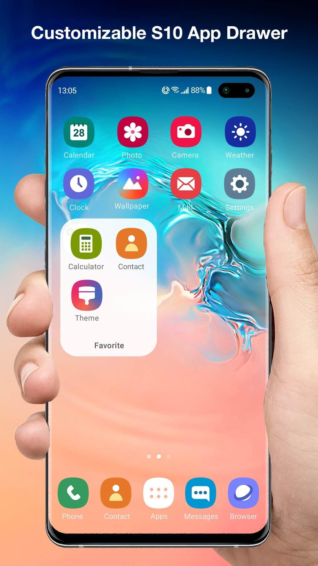 Android 用の Galaxy S10 Launcher For Samsung Apk をダウンロード