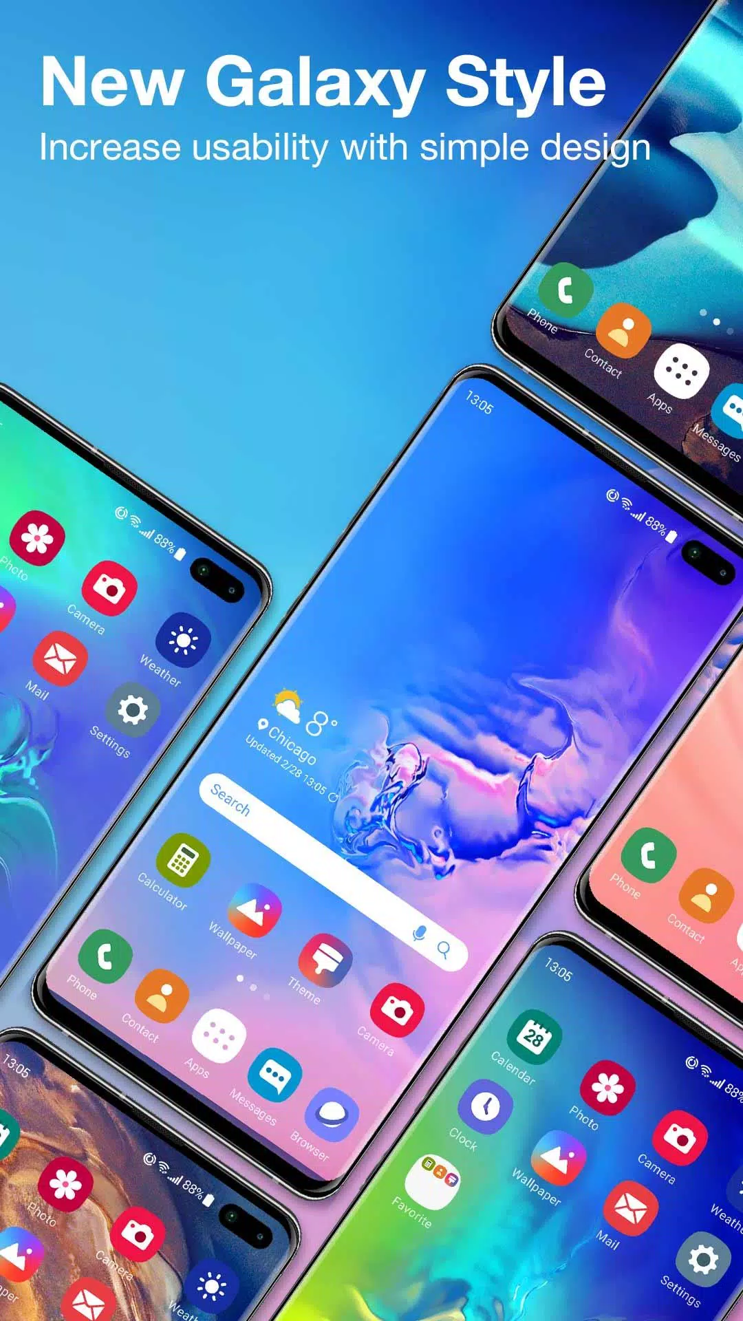 Android 用の Galaxy S10 Launcher For Samsung Apk をダウンロード