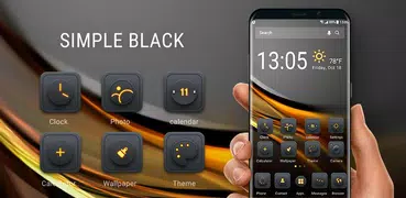 Blackgold Тема Launcher