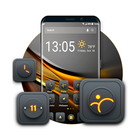 Blackgold Launcher theme for you أيقونة