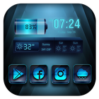 Tema Blue Launcher gratis icono