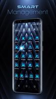 Blue launcher theme &wallpaper تصوير الشاشة 2