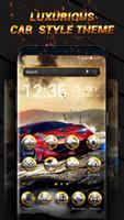 Luxurious car Launcher theme poster