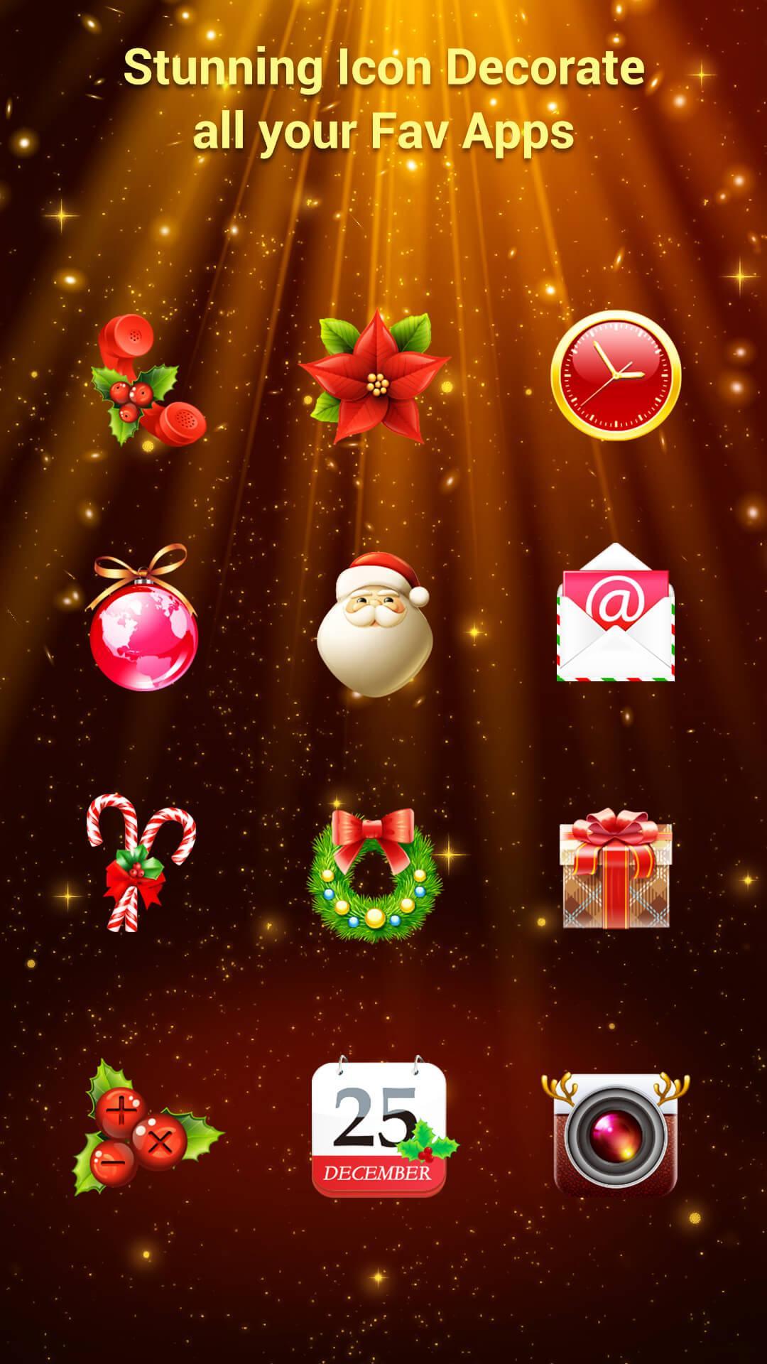 Android 用の クリスマス3dランチャー カウントダウンウィジェット Apk をダウンロード