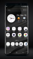 Black Тема Launcher бесплатно скриншот 1