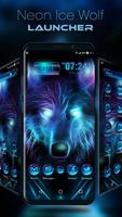 Wolf Launcher-thema gratis-poster