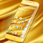 Galaxy launcher theme &wallpaper أيقونة