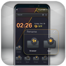 Golden&black Тема Launcher бесплатно APK