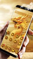 Golden dragon लॉन्चर थीम मुफ्त में स्क्रीनशॉट 1