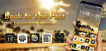 Golden forest Launcher Thema kostenlos