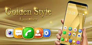 Golden Launcher Thema kostenlos