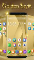 Golden launcher theme &wallpaper โปสเตอร์