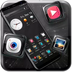 Glass launcher theme &wallpaper Icon