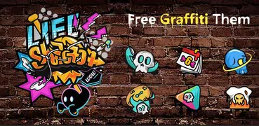 Graffiti Тема Launcher бесплатно