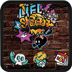 آیکون‌ Graffiti launcher theme &wallpaper