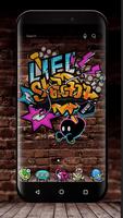 Graffiti launcher theme &wallpaper โปสเตอร์