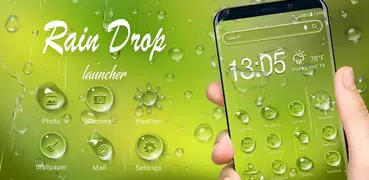 Tema Waterdrop Launcher de graça