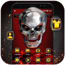 Fire skull Тема Launcher бесплатно APK