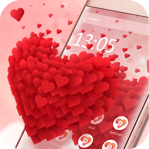 Love&heart Тема Launcher бесплатно