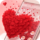 Love&heart Тема Launcher бесплатно APK