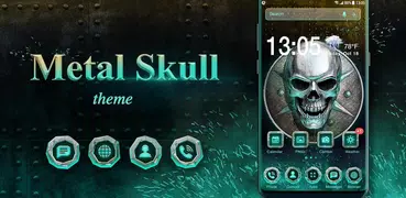 Tema Skull Launcher gratis