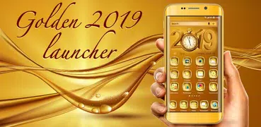 Launcher Golden New Year 2018