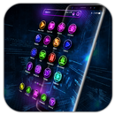 Tema Neon Launcher gratis APK