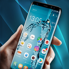 Galaxy launcher theme &wallpaper آئیکن