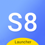 S8 launcher theme &wallpaper ไอคอน