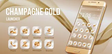 Golden Launcher Thema kostenlos