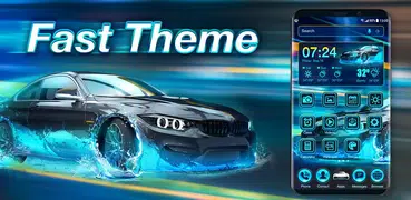 Car launcher theme &wallpaper