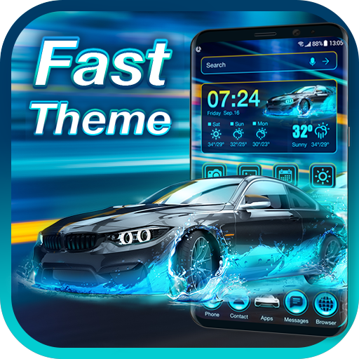 Car launcher theme &wallpaper