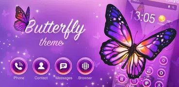Butterfly launcher theme &wallpaper