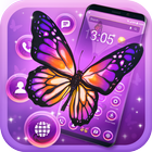 Butterfly launcher theme &wallpaper أيقونة